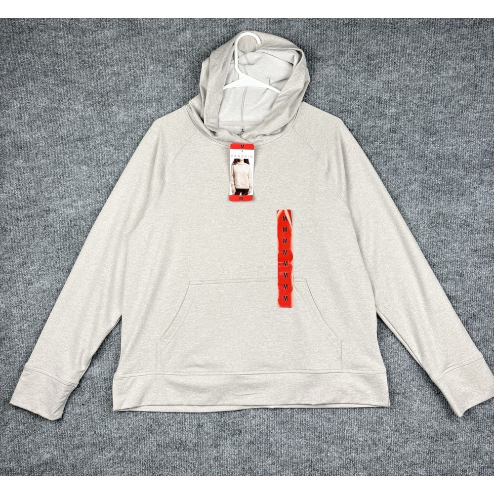 Danskin Women's Long Sleeve Kangaroo Pocket Hoodie Pullover Size Medium